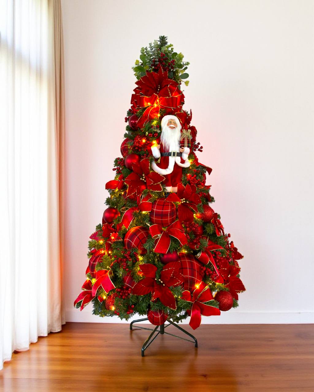ÁRVORE DE NATAL DECORADA CLÁSSICA - 1.50MT