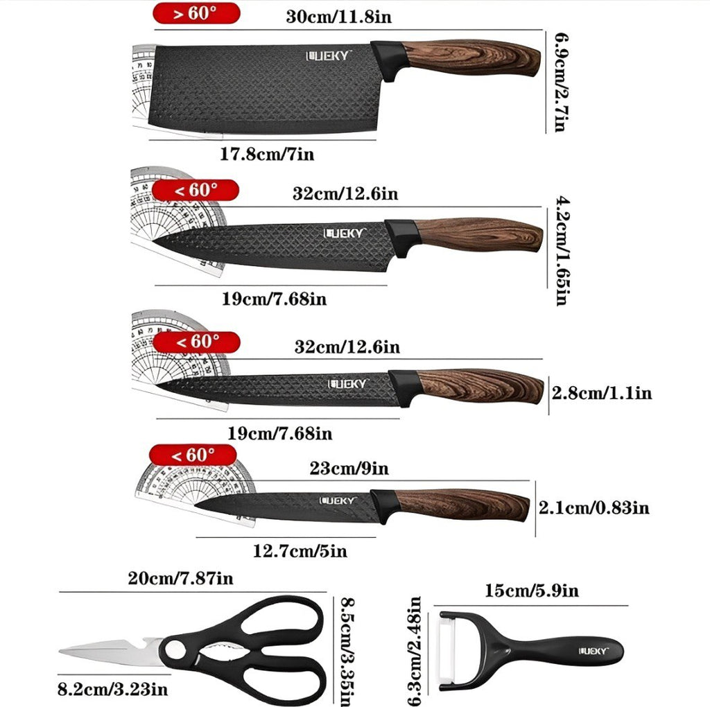 FAQUEIRO 6 PEÇAS ANTIADERENTE