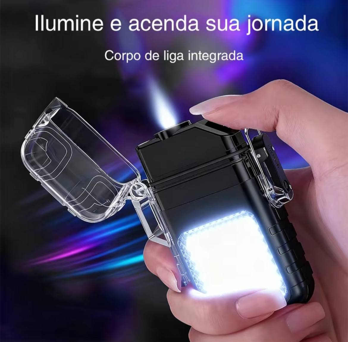 Isqueiro Elétrico Recarregável USB